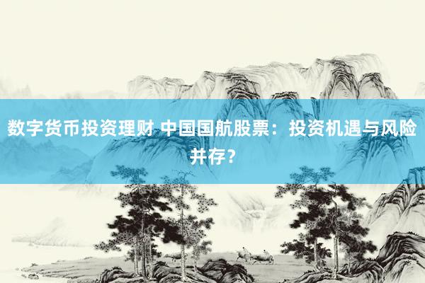 数字货币投资理财 中国国航股票：投资机遇与风险并存？