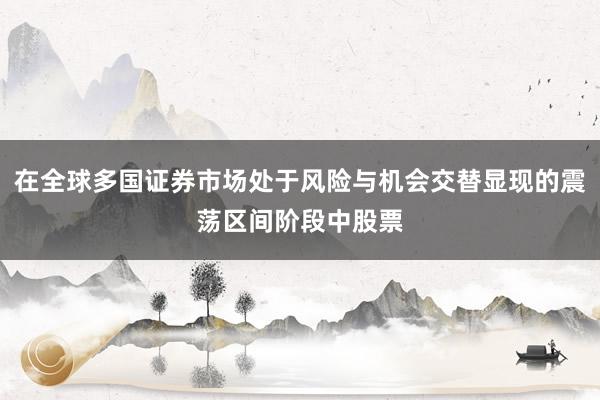 在全球多国证券市场处于风险与机会交替显现的震荡区间阶段中股票