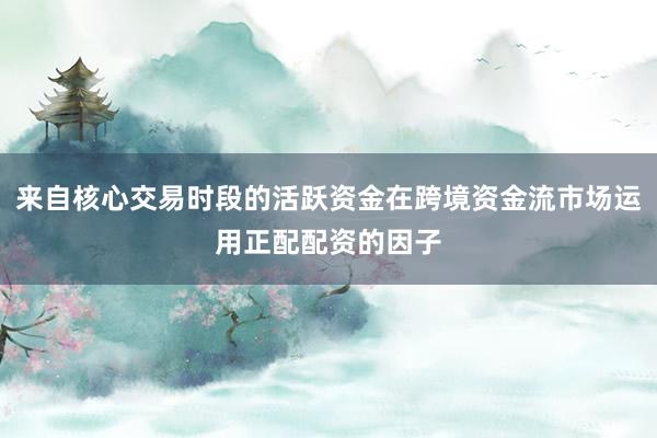 来自核心交易时段的活跃资金在跨境资金流市场运用正配配资的因子